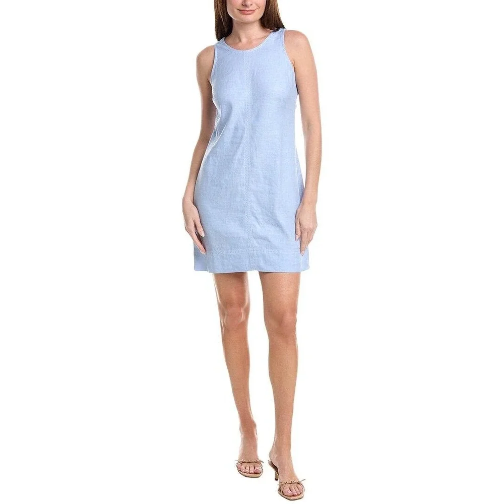 Tommy Bahama | Dresses | Blue Linenblend Sheath Dress Tommy Bahama Size Xl  | Poshmark